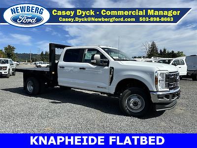 New 2024 Ford F-350 XL Crew Cab 4x4, Knapheide Flatbed Truck for sale #242887 - photo 1