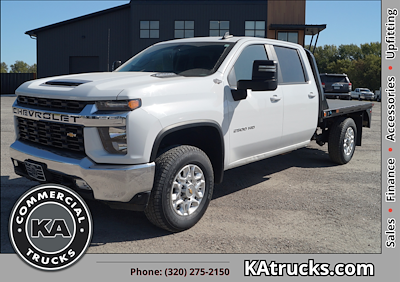 Used 2022 Chevrolet Silverado 2500 LT Crew Cab 4x4, 8' Bedrock Flatbed Truck for sale #348180 - photo 1