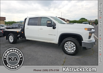 Used 2022 Chevrolet Silverado 2500 LT Crew Cab 4x4, 8' Bedrock Flatbed Truck for sale #348180 - photo 1