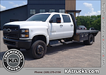 Used 2022 Chevrolet Silverado 5500 Regular Cab 4x4, 11' Bedrock Flatbed Truck for sale #558861 - photo 1