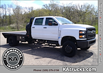 Used 2022 Chevrolet Silverado 5500 Regular Cab 4x4, Bedrock Flatbed Truck for sale #558866 - photo 1