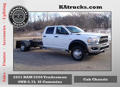 Used 2021 Ram 5500 Tradesman Crew Cab 4x4, Cab Chassis for sale #586237 - photo 1