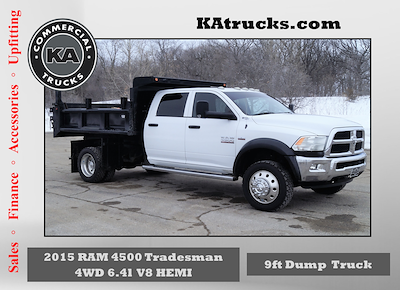 Used 2015 Ram 4500 Tradesman Crew Cab 4x4, Galion Dump Truck for sale #595072 - photo 1