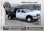 Used 2015 Ram 4500 Tradesman Crew Cab 4x4, Galion Dump Truck for sale #595072 - photo 1