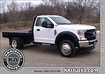 Used 2022 Ford F-450 XL Regular Cab 4x2, 9' Crownline Flatbed Truck for sale #A26846 - photo 1