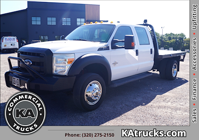 Used 2016 Ford F-550 XL Crew Cab 4x4, 9' Knapheide Flatbed Truck for sale #A45755 - photo 1