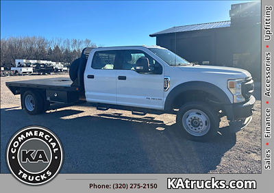 Used 2022 Ford F-550 XL Crew Cab 4x4, 11' Bedrock Flatbed Truck for sale #C28322 - photo 1