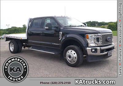 Used 2020 Ford F-450 Lariat Crew Cab 4x4, 8' Zimmerman Truck Bodies Flatbed Truck for sale #C89414-FB - photo 1