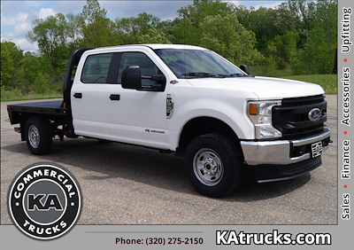 Used 2021 Ford F-250 XL Crew Cab 4x4, 8' CM Truck Beds Flatbed Truck for sale #D05582 - photo 1