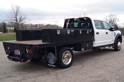 Used 2021 Ford F-550 XL Crew Cab 4x4, Bedrock Flatbed Truck for sale #D07916 - photo 2