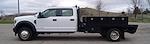 Used 2021 Ford F-550 XL Crew Cab 4x4, Bedrock Flatbed Truck for sale #D07916 - photo 8