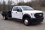 Used 2021 Ford F-550 XL Crew Cab 4x4, Bedrock Flatbed Truck for sale #D07916 - photo 4