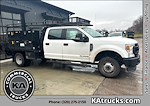 Used 2020 Ford F-350 XL Crew Cab 4x4, 9' Bedrock Flatbed Truck for sale #D10973 - photo 1