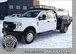 Used 2020 Ford F-350 XL Crew Cab 4x4, 9' Bedrock Flatbed Truck for sale #D10973 - photo 1