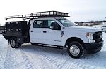 Used 2020 Ford F-350 XL Crew Cab 4x4, 9' Bedrock Flatbed Truck for sale #D10973 - photo 3