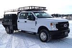 Used 2020 Ford F-350 XL Crew Cab 4x4, 9' Bedrock Flatbed Truck for sale #D10973 - photo 4