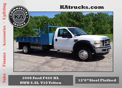 Used 2008 Ford F-450 XL Regular Cab 4x2, Flatbed Truck for sale #D16394 - photo 1