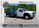 Used 2008 Ford F-450 XL Regular Cab 4x2, 12' Flatbed Truck for sale #D16394 - photo 1