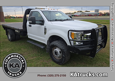 Used 2017 Ford F-350 XLT Regular Cab 4x4, 11' Knapheide Flatbed Truck for sale #D17511 - photo 1