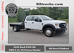 Used 2020 Ford F-450 XL Crew Cab 4x4, CM Truck Beds Flatbed Truck for sale #D35389 - photo 1