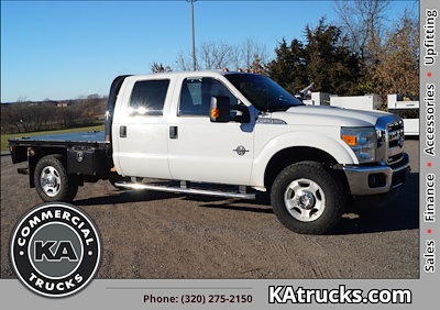 Used 2016 Ford F-350 XLT Crew Cab 4x4, 8' CM Truck Beds AL RD Model Flatbed Truck for sale #D39295 - photo 1