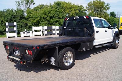 Used 2019 Ford F-550 XL Crew Cab 4x4, 11' Bedrock Flatbed Truck for sale #D42845 - photo 2