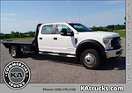 Used 2019 Ford F-550 XL Crew Cab 4x4, 11' Bedrock Flatbed Truck for sale #D42845 - photo 1