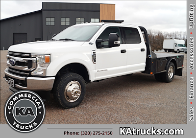 Used 2022 Ford F-350 XLT Crew Cab 4x4, 9' Dakota Flatbed Truck for sale #E37862 - photo 1