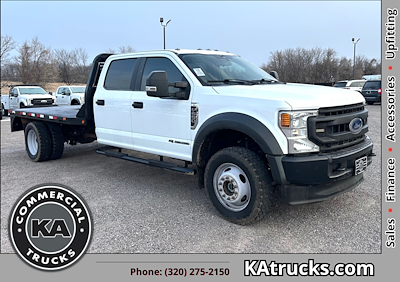 Used 2022 Ford F-550 XL Crew Cab 4x4, 11' Bedrock Diamond Series Flatbed Truck for sale #E70428 - photo 1