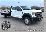 Used 2022 Ford F-550 XL Crew Cab 4x4, 11' Bedrock Diamond Series Flatbed Truck for sale #E70428 - photo 1