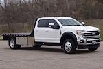 Used 2020 Ford F-550 Lariat Crew Cab 4x4, Zimmerman Truck Bodies Flatbed Truck for sale #E77461 - photo 3