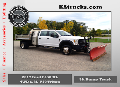 Used 2017 Ford F-450 XL Crew Cab 4x4, Monroe Truck Equipment Dump Truck for sale #E85549 - photo 1