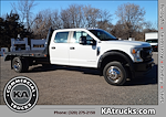 Used 2022 Ford F-550 XL Crew Cab 4x4, 11' Bedrock Flatbed Truck for sale #F15420 - photo 1