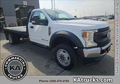 Used 2022 Ford F-550 XL Regular Cab 4x4, 11' Crownline Flatbed Truck for sale #F38278 - photo 1