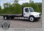 Used 2006 Freightliner M2 106 Conventional Cab 4x2, 24' Flatbed Truck for sale #W47827 - photo 1