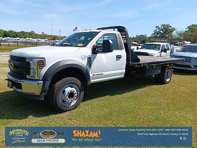 2019 Ford F-550 Regular Cab DRW 4x2, Flatbed Truck for sale #KEG12126 - photo 1