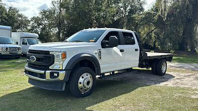 Used 2021 Ford F-450 XL Crew Cab 4x4, Flatbed Truck for sale #MEC77973T - photo 2