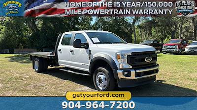 2021 Ford F-450 Crew Cab DRW 4x4, Flatbed Truck for sale #MEC77974T - photo 1