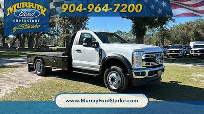 New 2024 Ford F-550 XL Regular Cab 4x4, 11' 4" CM Truck Beds SK Model Flatbed Truck for sale #RDA29583 - photo 1