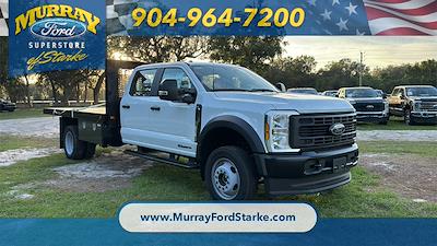 2024 Ford F-450 Crew Cab DRW 4x4, Flatbed Truck for sale #REE57246 - photo 1