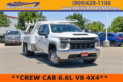 Used 2020 Chevrolet Silverado 3500 Work Truck Crew Cab 4x4, Contractor Truck for sale #46602 - photo 1