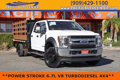 Used 2019 Ford F-550 XLT Crew Cab 4x4, Stake Bed for sale #49008 - photo 1