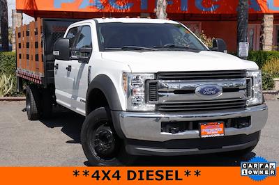 Used 2018 Ford F-550 XLT Crew Cab 4x4, Stake Bed for sale #49565 - photo 1