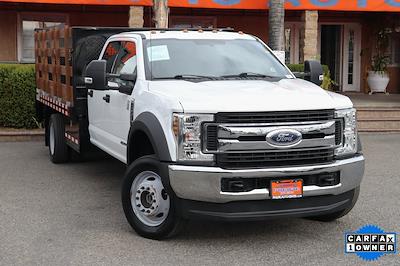 Used 2019 Ford F-550 XLT Crew Cab 4x4, Stake Bed for sale #49872 - photo 1