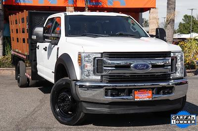 Used 2019 Ford F-550 XLT Crew Cab 4x4, Stake Bed for sale #50182 - photo 1