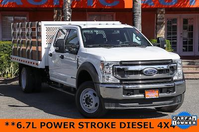 Used 2021 Ford F-550 XLT Crew Cab 4x4, Stake Bed for sale #50482 - photo 1