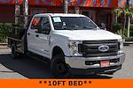 2019 Ford F-350 Crew Cab DRW 4x4, Flatbed Truck for sale #50673 - photo 4