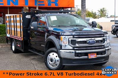 Used 2021 Ford F-550 XLT Crew Cab 4x4, Stake Bed for sale #51485 - photo 1