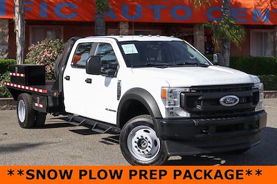 2021 Ford F-550 Crew Cab DRW 4x4, Flatbed Truck for sale #51630 - photo 1