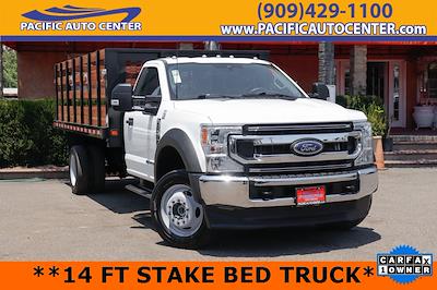 Used 2021 Ford F-450 XLT Regular Cab 4x4, Stake Bed for sale #51884 - photo 1